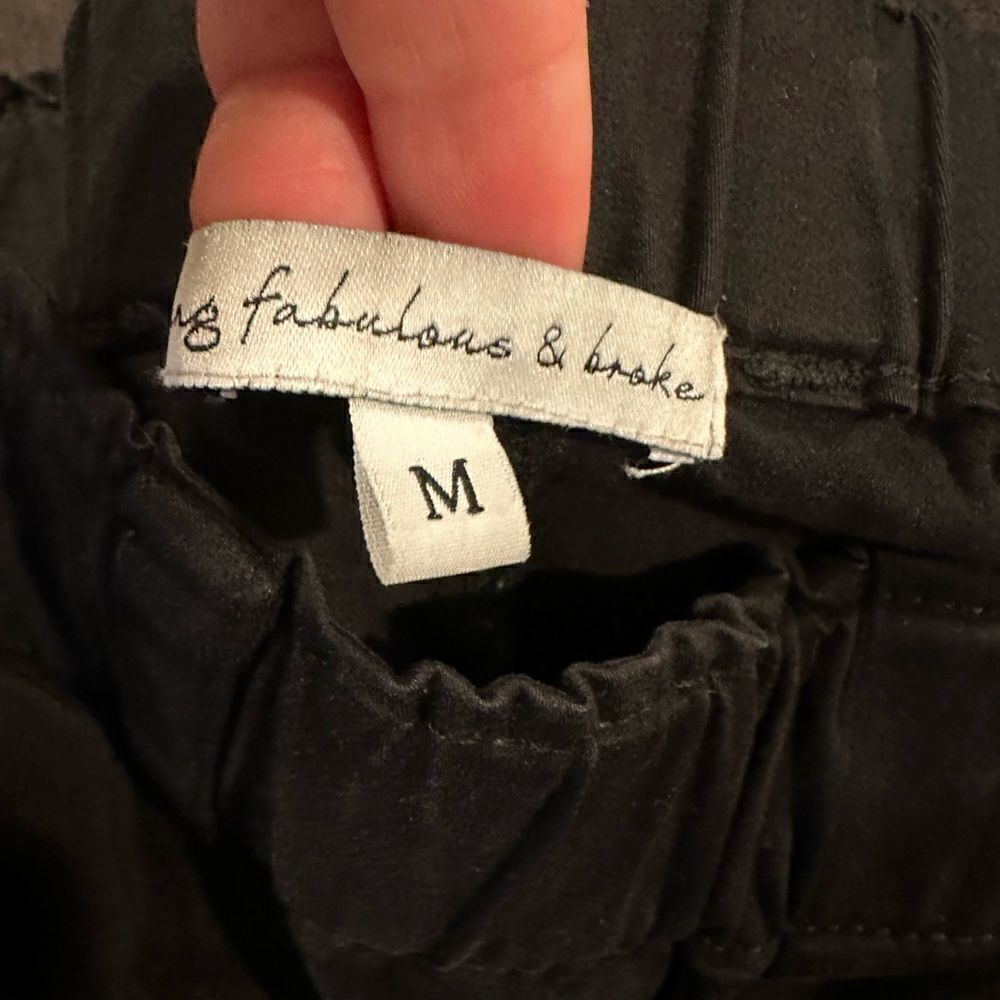 Young fabulous and broke modal Halsey cargo jogger pants black - Picture 4 of 4